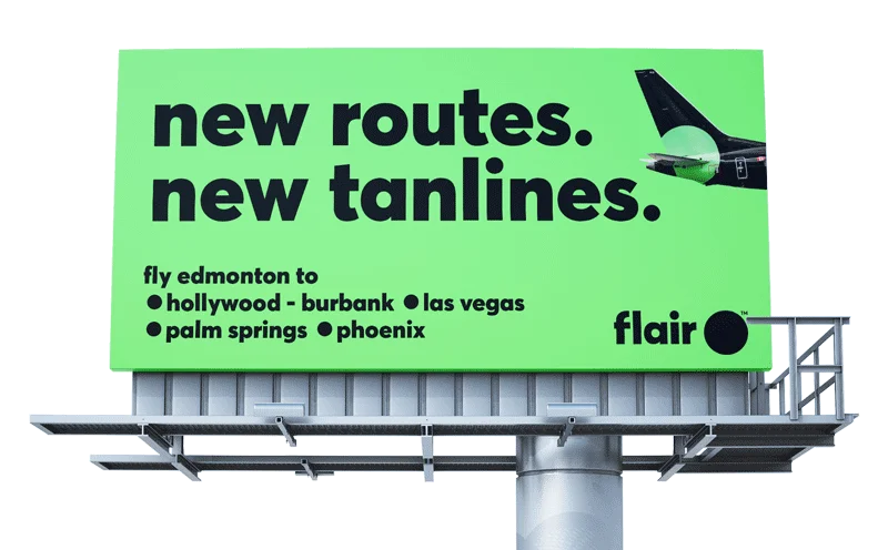 Flair Airlines Billboard